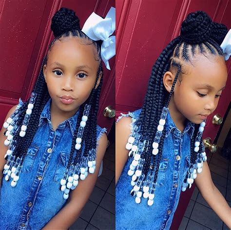 Braids For Kids 50 Kids Braids With Beads Hairstyles