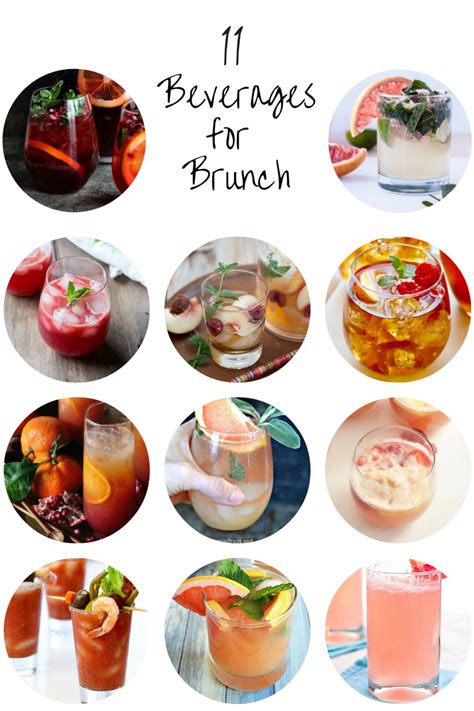 Beverages That Are Perfect For Brunch A Zesty Bite