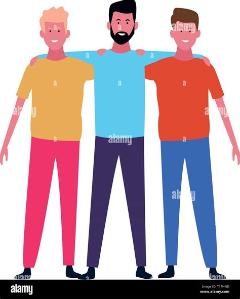 People Friends Cartoon Stock Vector Image And Art Alamy