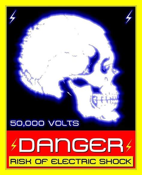 No need to register, buy now! Danger high voltage sign Poster by Alvaro Ruiz Bojorges ...