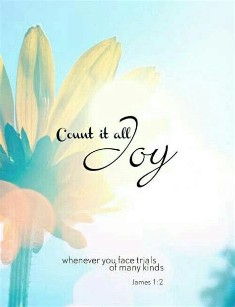 Count It All Joy Book Of James Joy Quotes Scripture