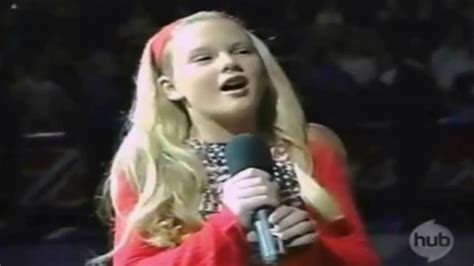 Pennsylvania Native 11 Year Old Taylor Swift Sang During A Sixers Game