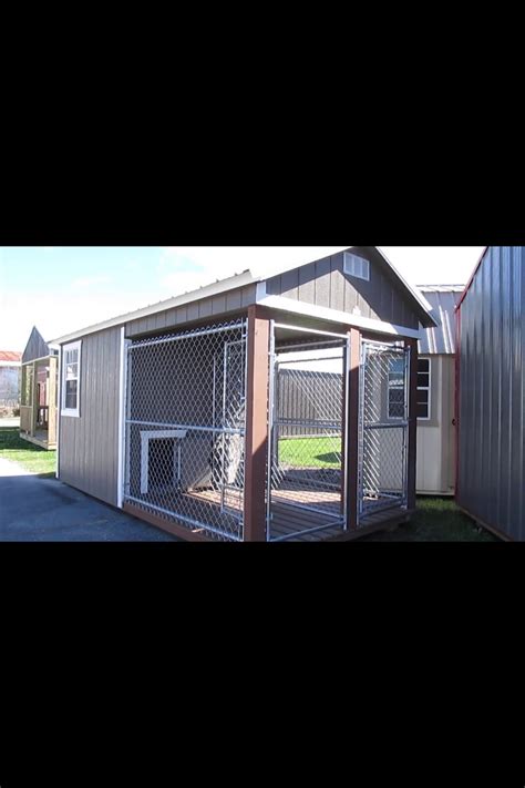 Derksen 8x16 Double Dog Kennel At Big Ws Portable Buildings In