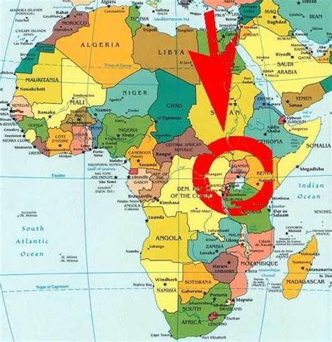 La Ubicación Geográfica De África Posición Geográfica Del Continente