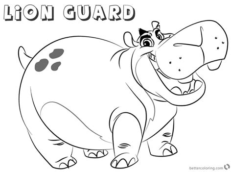 Free Printable Lion Guard Coloring Pages