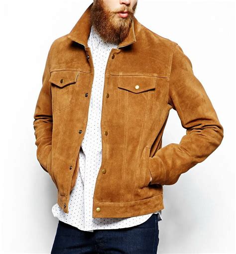 Yet as much as we agree to it's the awesomely luxurious look and feel, not to mention the. Men's Brown Suede Leather Jacket Slim fit Biker Motorcycle Jacket | eBay