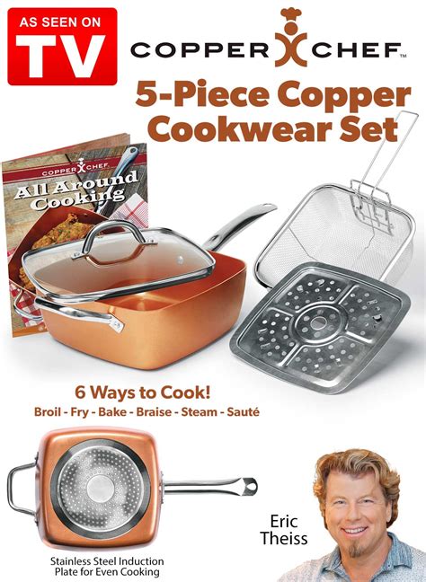 We test interesting as seen on tv pest control gizmos and gadgets to find out what's worth the money! Copper Chef 5-Piece Copper Cookware Set | CarolWrightGifts.com