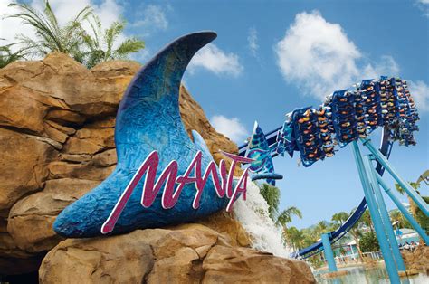 Manta Review Of Seaworld Orlandos Flying Coaster