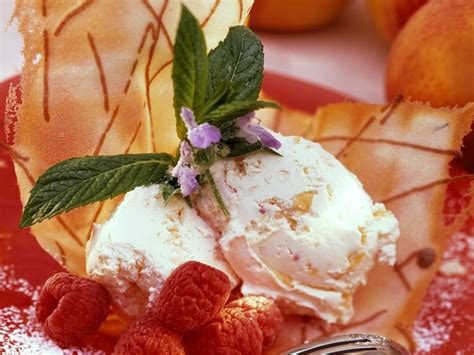 Peach Raspberry Ice Cream Cake Raspberry