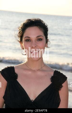 French Actress Alysson Paradis Poses On The Beach During The Th Cabourg Romantic Days Film
