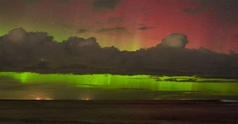 Northern Lights Captured On Beach As Scottish Photographer Nabs