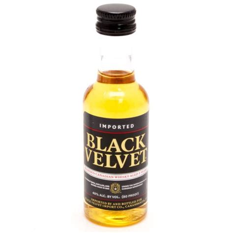 Black Velvet Canadian Whiskey 50ml Beer Wine And Liquor Delivered To