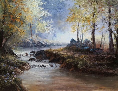Palette Knife Forest Landscape Oil Painting By Kevin Hill Watch Short