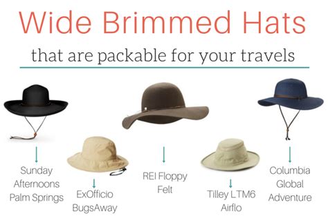Packable Wide Brim Hats That Will Save Your Skin Her Packing List