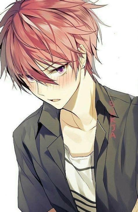 Trendy Hair Red Anime Boy 46 Ideas Anime Guys With Glasses Blushing