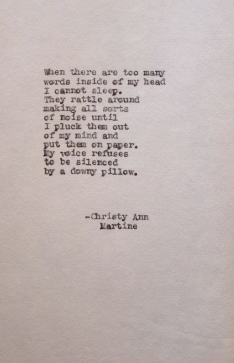 Christy Ann Martine Quotable Quotes Words Writing Inspiration