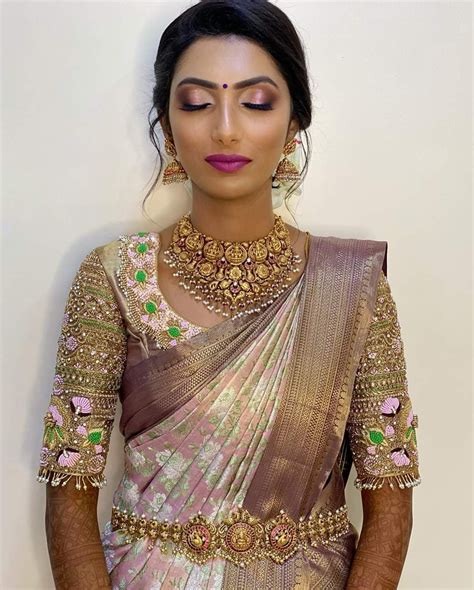 Vivah Design Bridal Readymade Blouse Dulha Dulhan Embroidered Saree