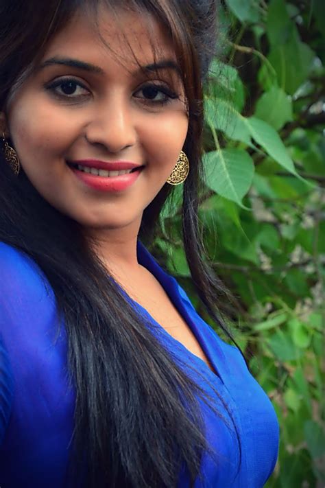 Automatically file emails and share photos easily. Close look of "Anjali" Hot Beauty in Blue!! Anarkali Dress!!