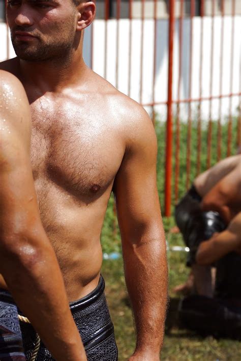 Turkish Oil Wrestling Oil Wrestler Muscle Man Turkish Man Turkish