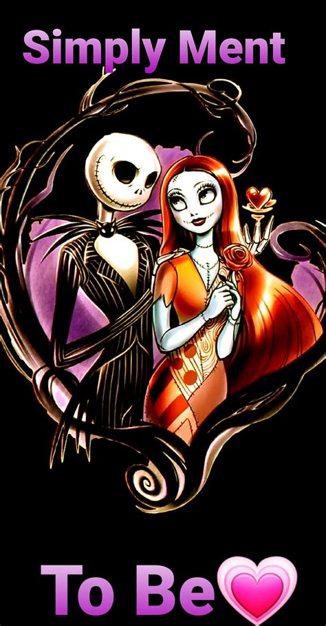 Simply Jack And Sally Love Skeleton Hd Phone Wallpaper Peakpx