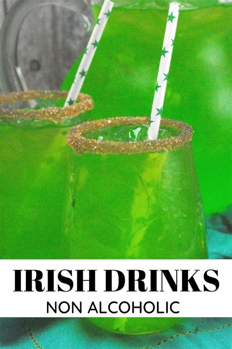 Irish Drinks Non Alcoholic St Patricks Day Drinks St Pattys Day Drinks Non Alcoholic