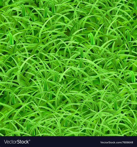 Seamless Pattern Of Green Grass Royalty Free Vector Image