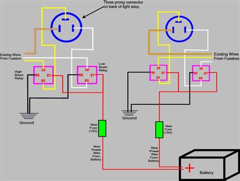 Diagram H4 Halogen Headlight Wiring Diagram Full Version Hd Quality