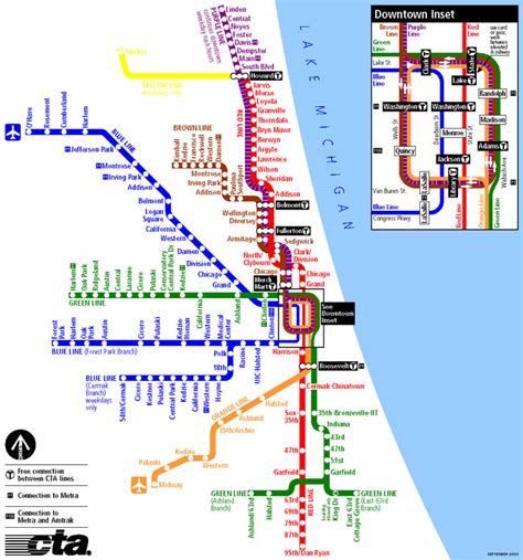 Cta Map Chicago City Map Chicago Bus System Map Vrogue