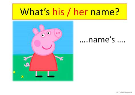 What S His Name What S Her Name English Esl Powerpoints