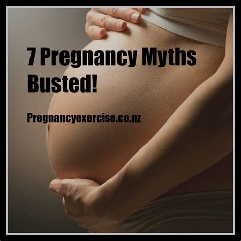 7 Myths About Pregnancy Pregnancy Exercise