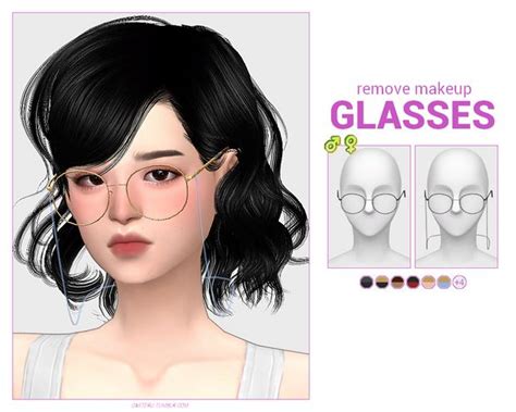 Sims 4 Cc Maxis Match Glasses 9ad