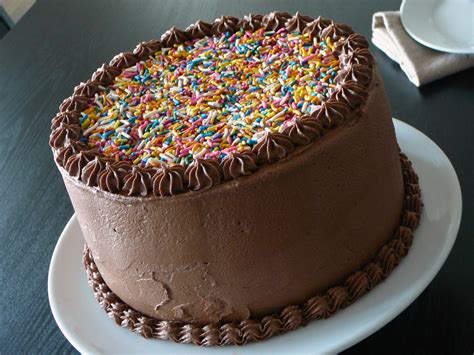 Dark Moist Rich Chocolate Cake With Creamy Chocolate Frosting Dairy