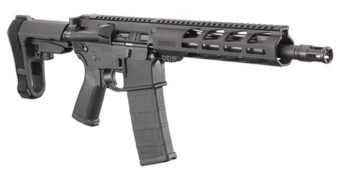 Ruger Ar 556 556mm Semi Automatic Pistol With Sb Tactical Stabilizing
