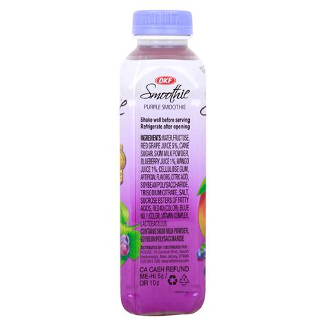 Okf Purple Smoothie Drink 500 Ml Online At Best Price Bottled Fruit