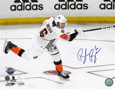 brock boeser autographed 2018 nhl all star game 11×14 photo house of hockey