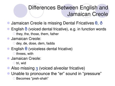 🌈 jamaican creole english language countries nationalities and languages english vocabulary