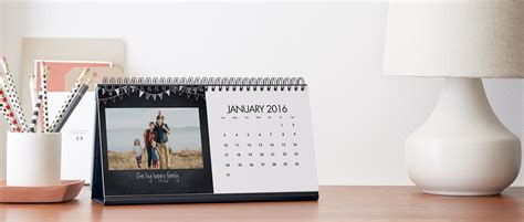 Personalised Desk Calendar 2021 Uk Yearmon