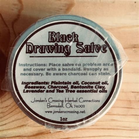 Black Drawing Salve 1 Oz Jordans Crossing