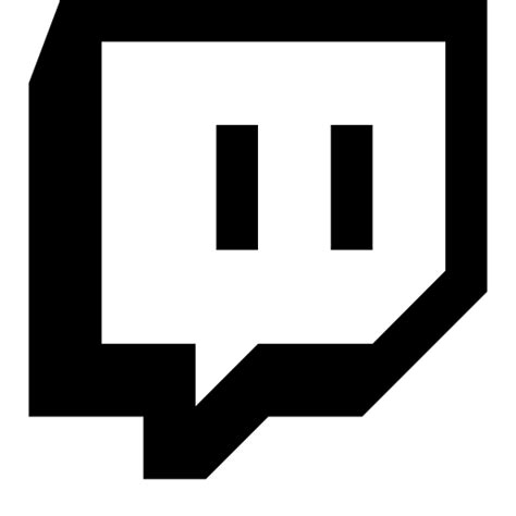 Twitch Icon Black Media Logo Social Twitch Icon Logo Twitch