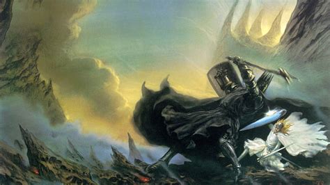 Hd Wallpaper J R R Tolkien The Silmarillion Morgoth Fantasy Art John Howe Wallpaper Flare