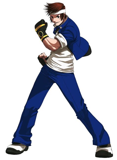 Shingo Yabuki From The King Of Fighters 2003 Game Character Design