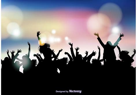 Party Crowd Background Download Free Vector Art Stock Graphics And Images
