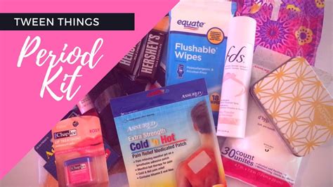 What is a period cost? Tween Period Kit | Emergency Kit | MomPreneur Life - YouTube