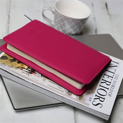Personalised Luxury Leather Refillable Notebook By Nv London Calcutta