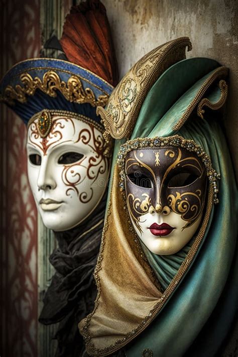 Two Venetian Mask Stock Illustrations 156 Two Venetian Mask Stock Illustrations Vectors