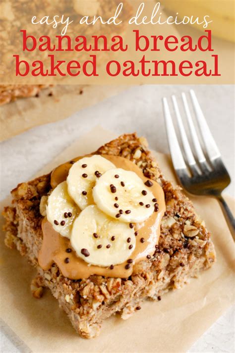Our oatmeal bread recipe is so versatile! Banana Bread Baked Oatmeal | Recipe | Banana recipes easy, Ripe banana recipe, Baked oatmeal