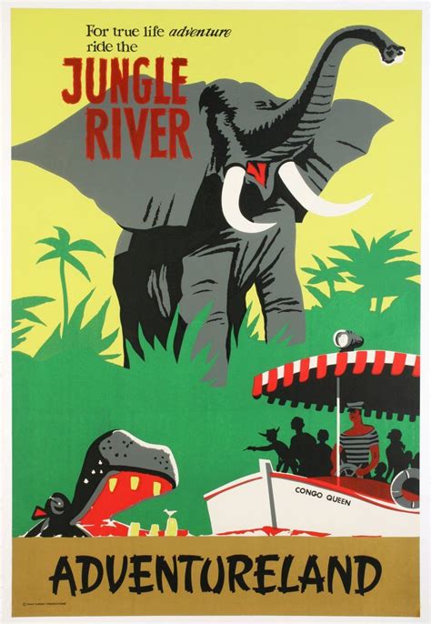 See Gorgeous Vintage Disneyland Posters From The Parks Early Years
