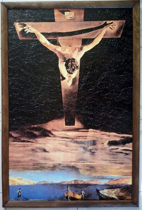 Cuadro Grande Nuevo Salvador Dali Crucifixion 35000 En Mercado Libre
