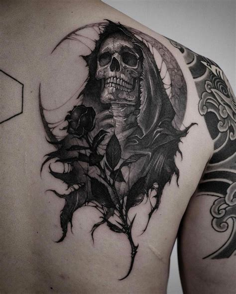 Death Grim Reaper Tattoo Designs