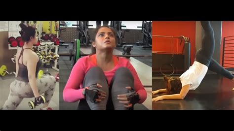Neetu Chandra Hot Workout Videos Neetu N Chandra Fitnessthigh And